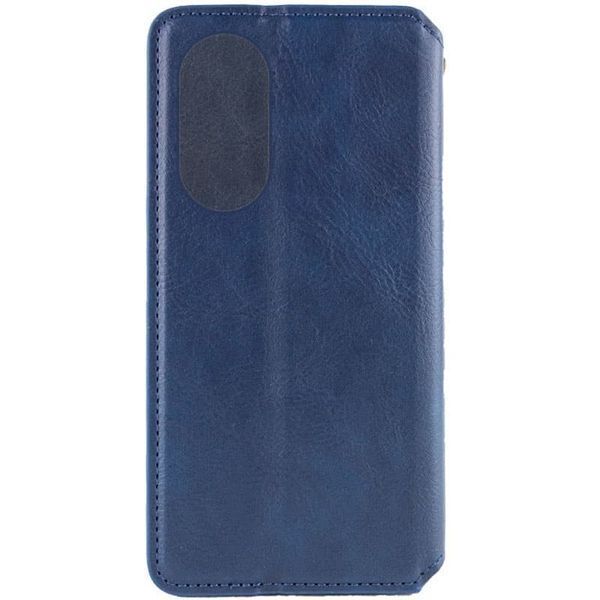 Кожаный чехол-книжка GETMAN Cubic для Oppo A98 Синий 555-01772 фото