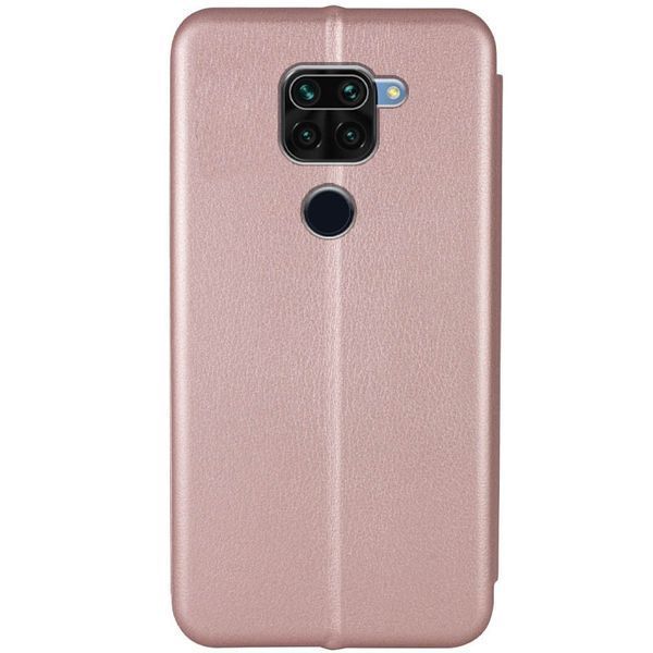 Кожаный чехол-книжка Classy для Xiaomi Redmi Note 9 / Redmi 10X Rose Gold 777-05996 фото