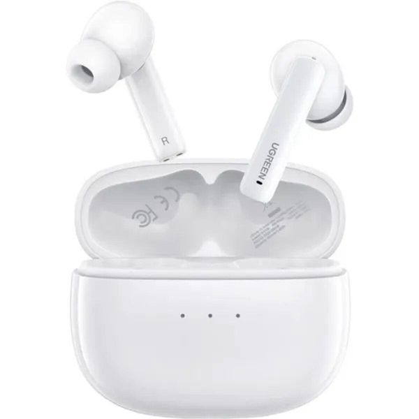 Бездротові навушники UGREEN WS106 HiTune T3 Active Noise-Cancelling Wireless Earbuds (White)(UGR-90206) 656-01657 фото
