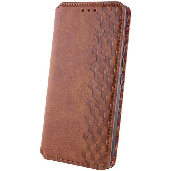 Чехол-книжка Rubic Leather для Xiaomi Redmi Note 13 Pro Plus 5G Brown 666-02946 фото