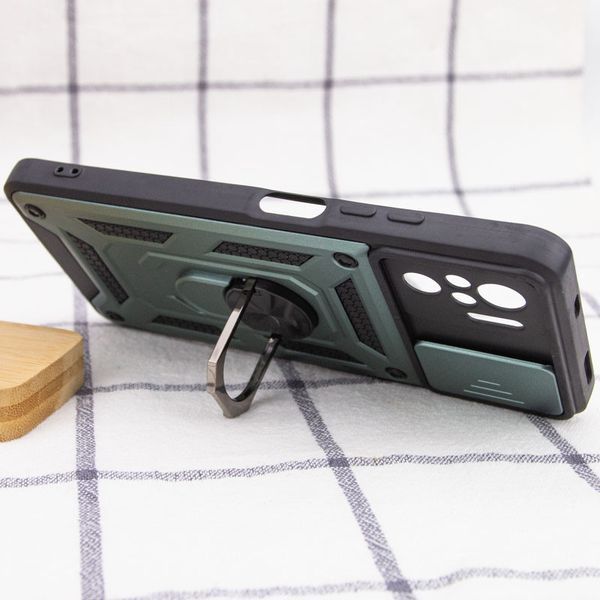 Ударопрочный чехол Camshield Serge Ring для Xiaomi Redmi Note 10 / Note 10s / Poco M5s Green 777-04658 фото