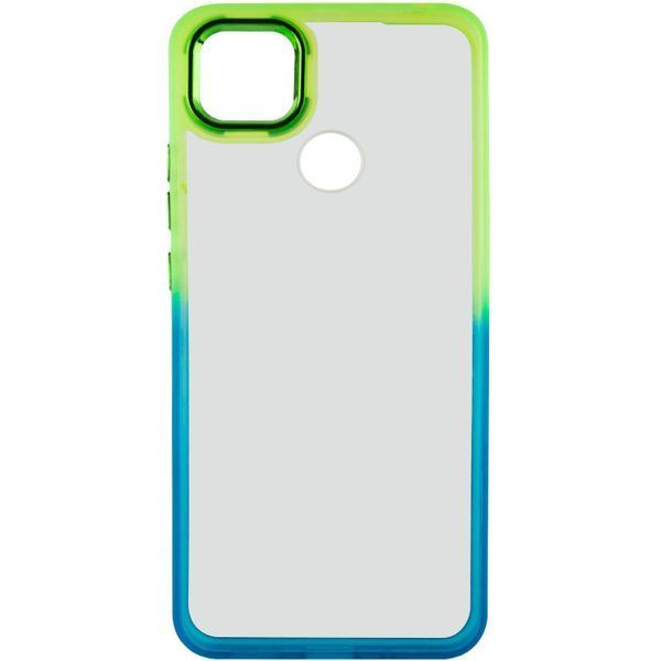 Чехол TPU+PC Fresh sip series для Xiaomi Redmi 9C Бирюзовый / Лимонный 777-06653 фото