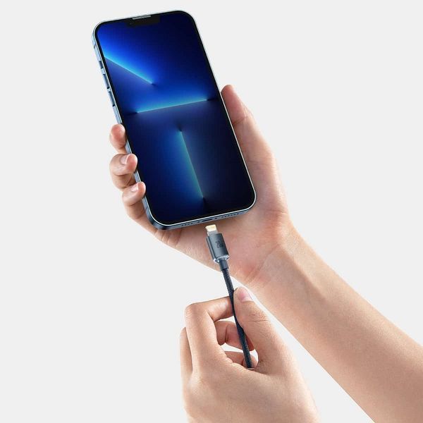 Кабель Baseus Crystal Shine Series Fast Charging Data Cable Type-C to iP 20W 1.2m Black CAJY000201 фото