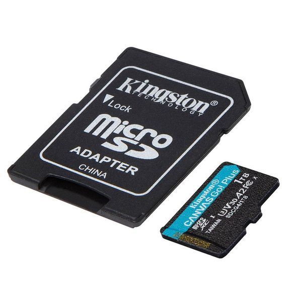 Карта памяти microSDXC (UHS-1 U3) Kingston Canvas Go! Plus 1Tb class 10 A2 V30 (R200MB/s, W-160MB/s) (adapter SD) SDCG4/1TB фото