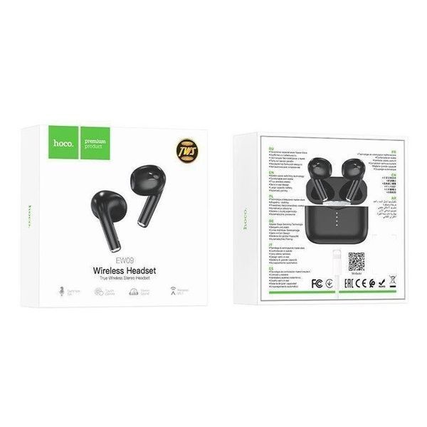 Беспроводные Bluetooth наушники Hoco EW09 TWS Черный 202-00154 фото