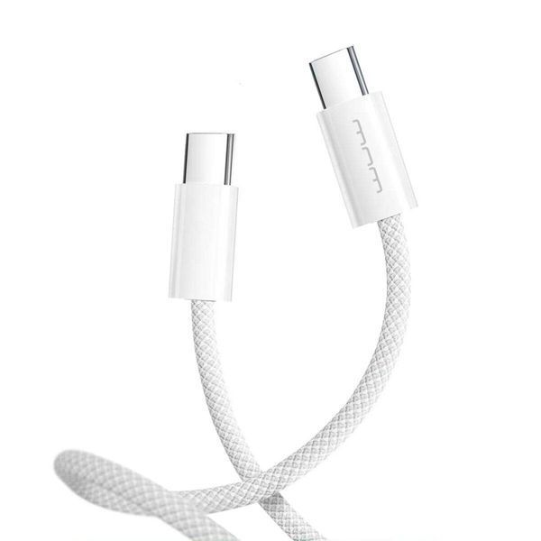 Кабель WUW-X200 Type-C to Type-C PD 60W white 656-01135 фото