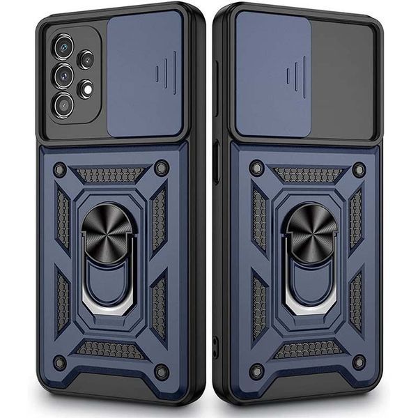 Ударостійкий чохол Camshield Serge Ring для Samsung Galaxy A73 5G Blue 777-04590 фото