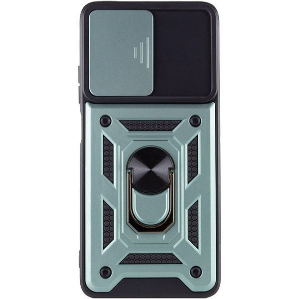 Ударостійкий чохол Camshield Serge Ring для Xiaomi Poco F5 / Note 12 Turbo Green 777-04477 фото