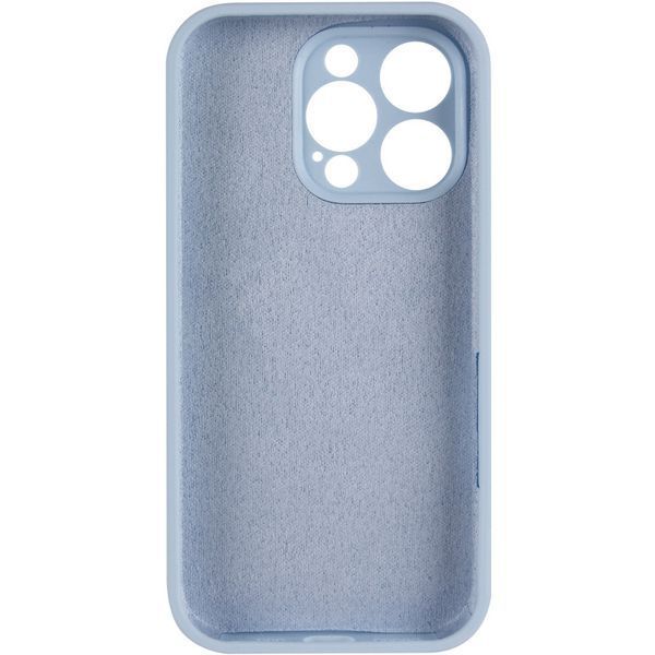 Силіконовий чохол Silk Full Camera Protective для Apple iPhone 16 Pro (6.3") Sweet Blue 777-09584 фото