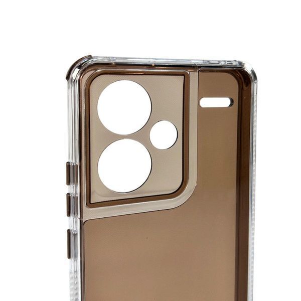 Противоударный чехол для смартфона Space III для Xiaomi Redmi Note 13 Pro Plus 5G Tea Brown 666-02250 фото