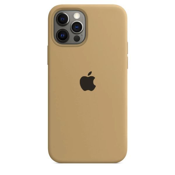 Силіконовий чохол для iPhone 12/12 Pro Gold 208-00416 фото