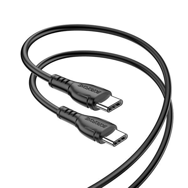 Кабель BOROFONE BX51 Triumph 60W charging data cable Type-C to Type-C Black 6931474751669 фото