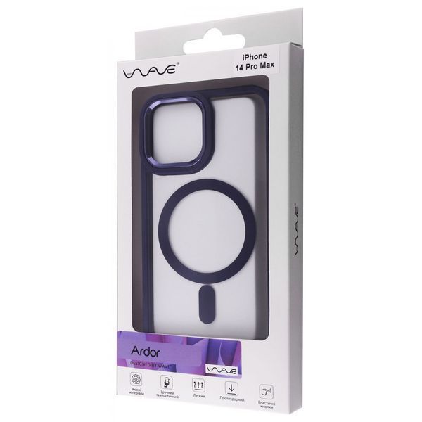 Чохол WAVE Ardor Case with Magnetic Ring для iPhone 14 Pro Max Green 656-05468 фото