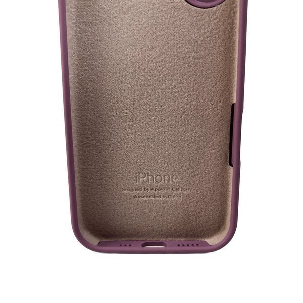 Силіконовий чохол з закритою камерою для iPhone 16 Taro Purple 666-05467 фото