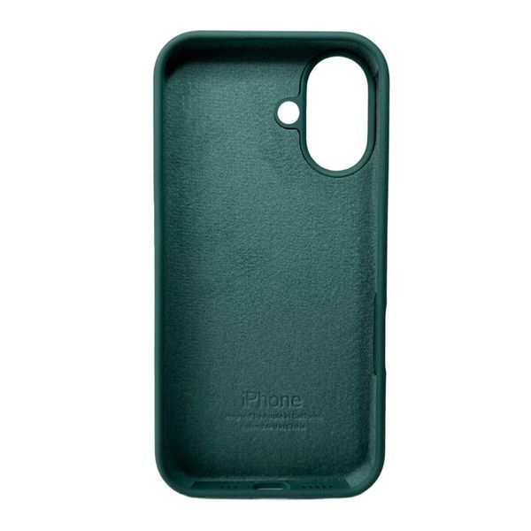 Силіконовий чохол для iPhone 16 Pine Green 666-01178 фото