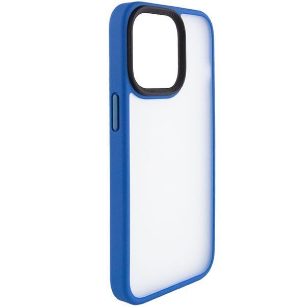 TPU+PC чохол Metal Buttons для Apple iPhone 15 (6.1") Блакитний 777-08279 фото