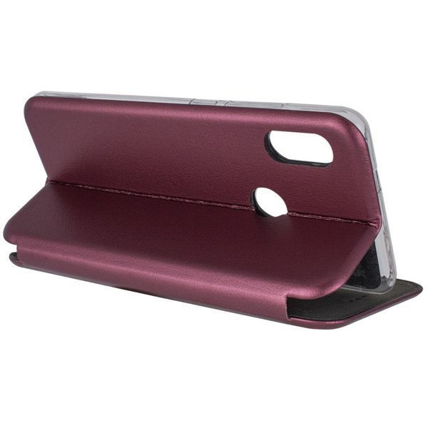 Шкіряний чохол-книжка Classy для Xiaomi Redmi Note 5 Pro / Note 5 (DC) Maroon 777-06096 фото