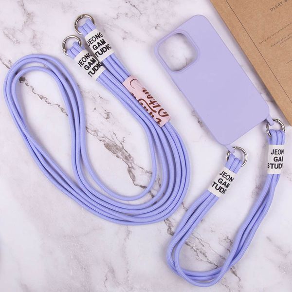 Чехол TPU two straps California для iPhone 13 Pro Lilac 208-05650 фото