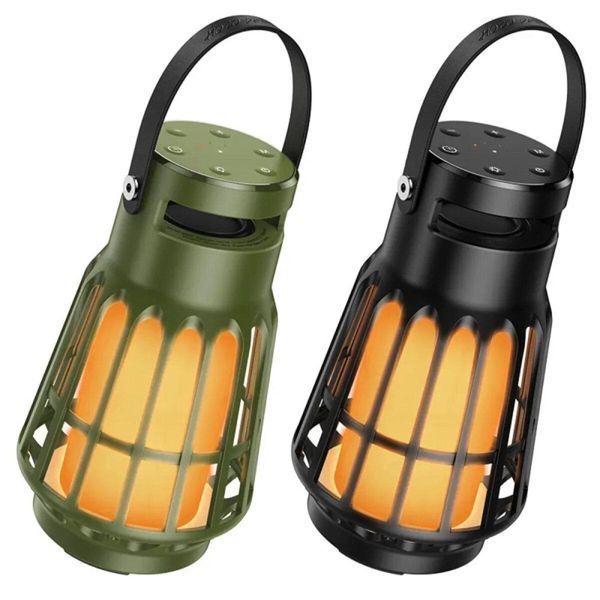 Портативна колонка HOCO BS61 Wild fun outdoor camping light BT speaker Olive Green 656-00763 фото