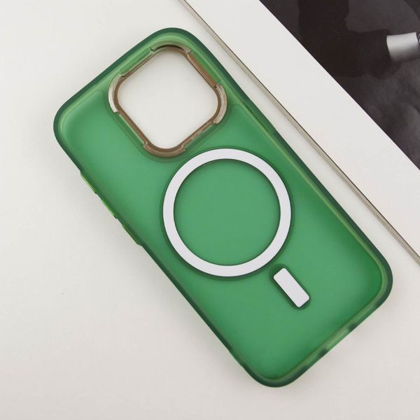 Чехол TPU+PC Lily with MagSafe для Apple iPhone 12 Pro Max (6.7") Army Green 214-03631 фото