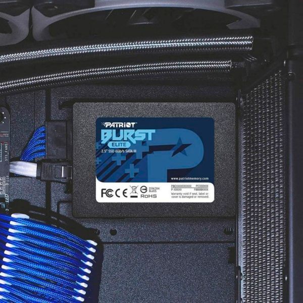 Накопичувач SSD Patriot Burst Elite 240GB 2.5" 7mm SATAIII TLC 3D PBE240GS25SSDR фото