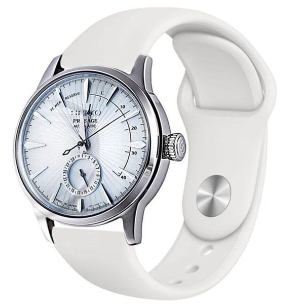 Силіконовий ремінець Sport для Smart Watch 22mm White 212-01433 фото