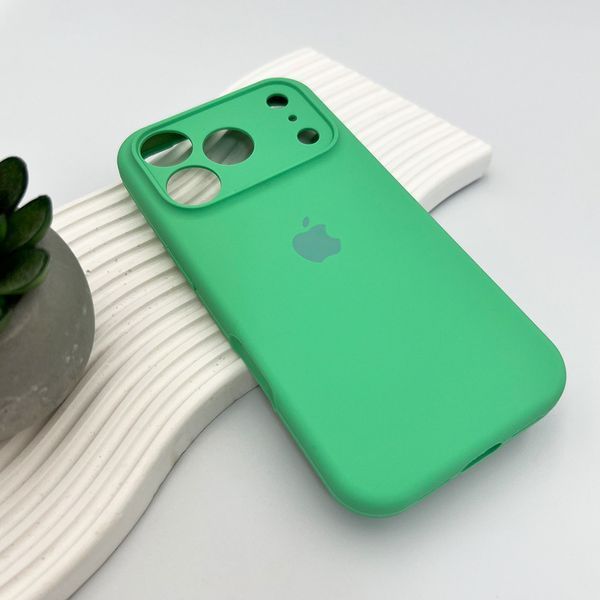 Силіконовий чохол з закритою камерою для iPhone 17 Pro Max / 18 Pro Max (6.9") Spearmint 666-04321 фото