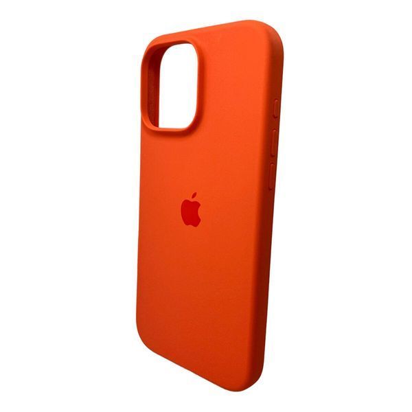 Силиконовый чехол для iPhone 16 Pro Max Orange 666-01282 фото
