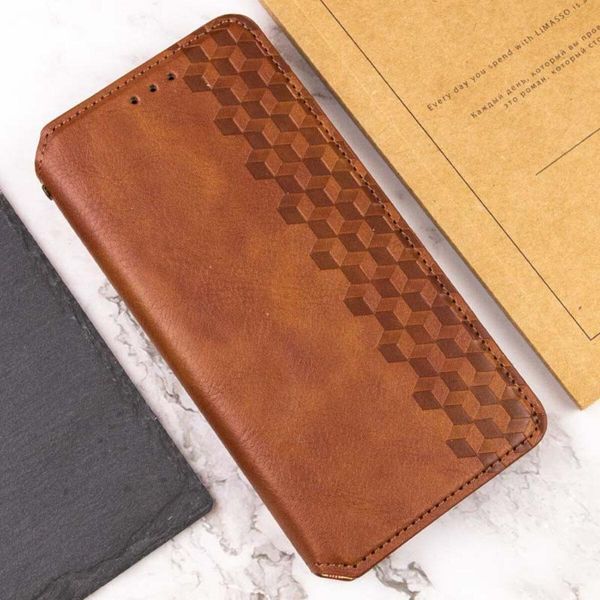 Чехол-книжка Rubic Leather для Xiaomi Redmi Note 13 Pro Plus 5G Brown 666-02946 фото