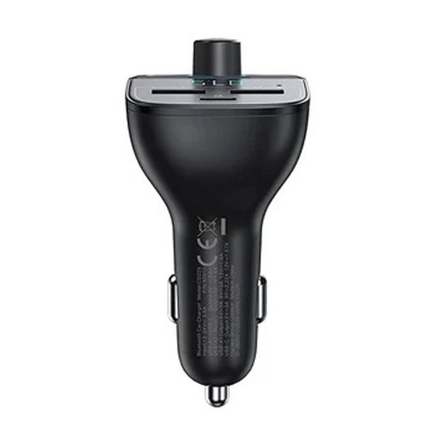 АЗУ с FM-модулятором UGREEN CD229 FM&Bluetooth Transmitter&Car Charger + TF Slot Black UGR-80910 фото