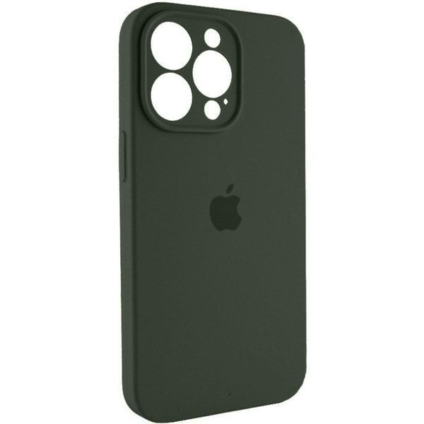 Силіконовий чохол з закритою камерою для iPhone 15 Pro Max Atrovirens 666-01124 фото