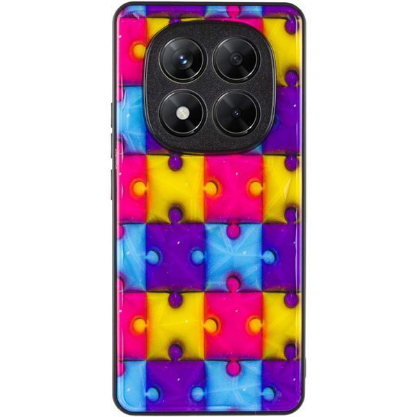 Чехол TPU+PC Prisma Fluffie для Xiaomi Redmi Note 14 Pro 5G Puzzle 777-04273 фото