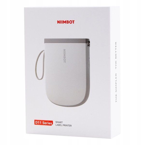 Термопринтер для друку наклейок NIIMBOT D11 H White 656-02118 фото