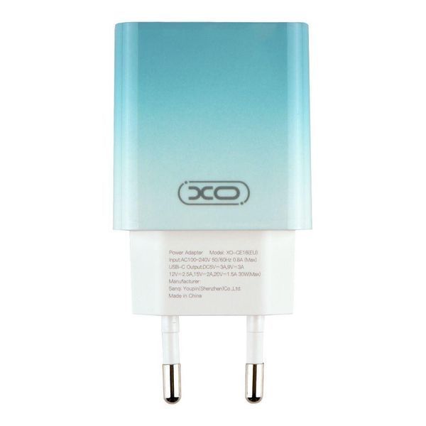 Мережевий зарядний пристрій XO CE18 1Type-C PD/QC 30W Жовтий 209-00360 фото