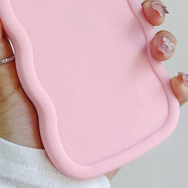 Чехол TPU Ripple для Apple iPhone 15 (6.1") Pink 555-01041 фото