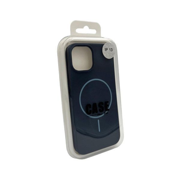 Чохол для смартфона Silicone Case Magnetic для Apple iPhone 15 Dark Blue 666-03872 фото