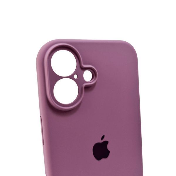 Силіконовий чохол з закритою камерою для iPhone 16 Taro Purple 666-05467 фото