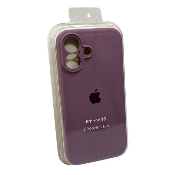 Силіконовий чохол з закритою камерою для iPhone 16 Taro Purple 666-05467 фото