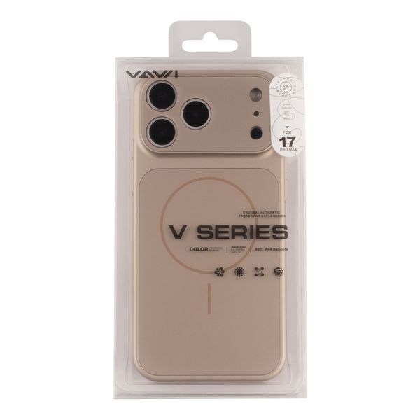 Чохол AG-Glass Lens Protection with Magsafe для iPhone 17 Pro Max Gold 555-04403 фото