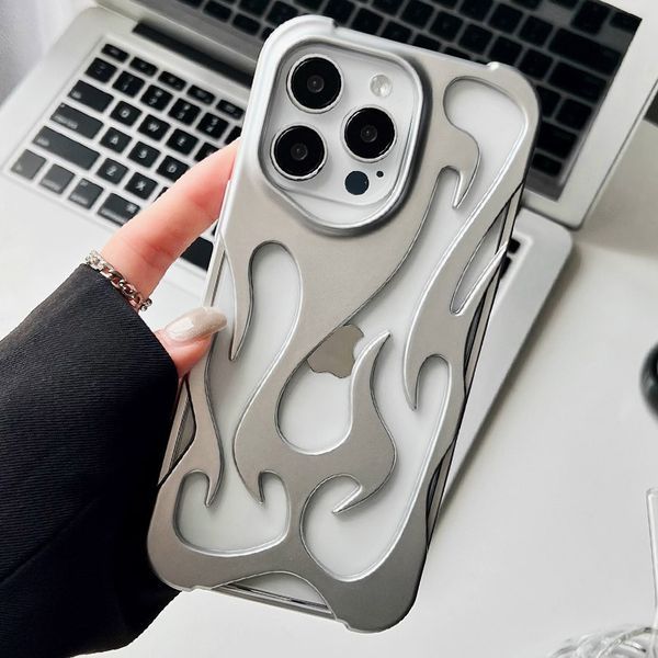 Чохол TPU WinFire для iPhone 16 Pro Max (6.9") Silver 555-00506 фото