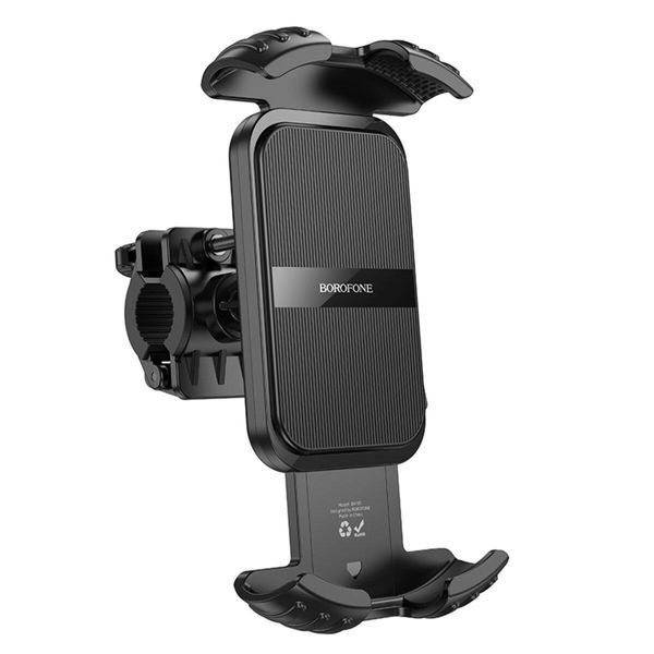 Тримач для мобільного BOROFONE BH105 Crown bicycle motorcycle universal holder Black 656-00443 фото