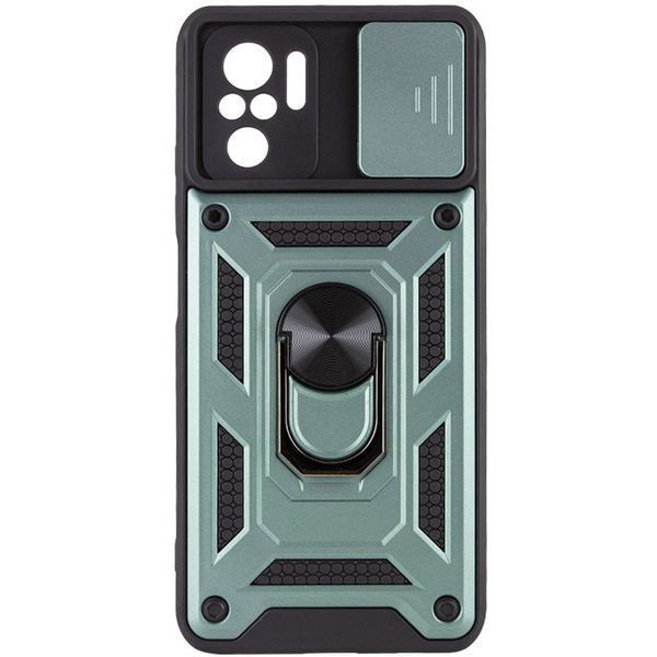 Ударопрочный чехол Camshield Serge Ring для Xiaomi Redmi Note 10 / Note 10s / Poco M5s Green 777-04658 фото