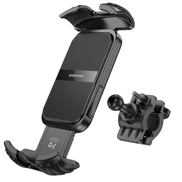Тримач для мобільного BOROFONE BH105 Crown bicycle motorcycle universal holder Black 656-00443 фото
