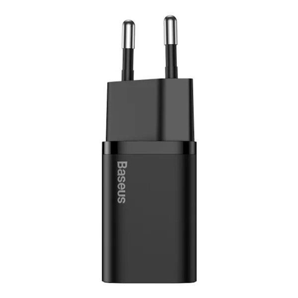 Мережевий зарядний пристрій Baseus Super Si Quick Charger 1C 25W EU Black 656-01312 фото