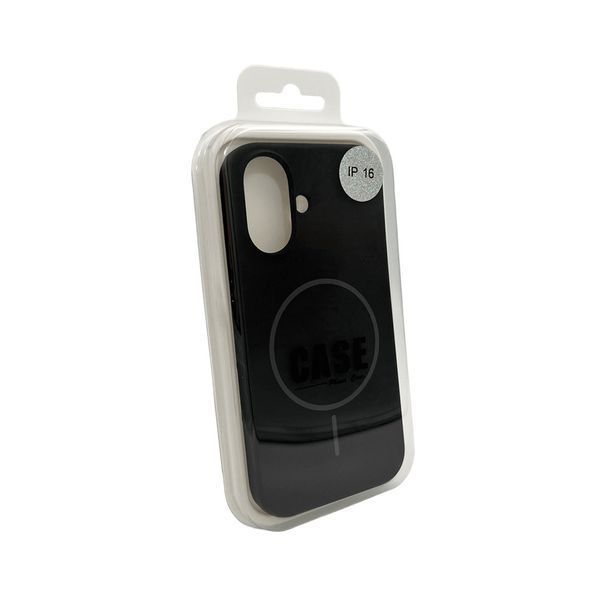 Чехол для смартфона Silicone Case Magnetic для Apple iPhone 16 Black 666-04067 фото