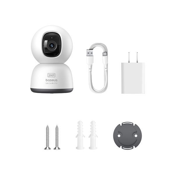 IP камера видеонаблюдения Baseus Security P1 Series Indoor 3MP OS White EU S0TV002132 фото