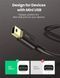 Кабель UGREEN USB 2.0 A Male to Mini 5 Pin Male Cable 1.5m (Black) UGR-10385 фото 4