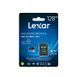 Карта памяти microSDXC (UHS-1 U3) Lexar High-Performance 633x 128Gb class 10 V30 A1 (100Mb/s) Blue Series (adapter SD) LMS0633128G-BNAAA фото 2