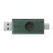 Флеш-накопичувач Kingston 128GB DataTraveler DuoG2 USB-A + USB-C 3.2 Gen1 Black/Green DTDEG2/128GB фото 3