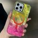 Чохол TPU Shiny Mountain (MagFit) для Apple iPhone 16 Pro (6.3") Yellow / Pink 555-02871 фото 2